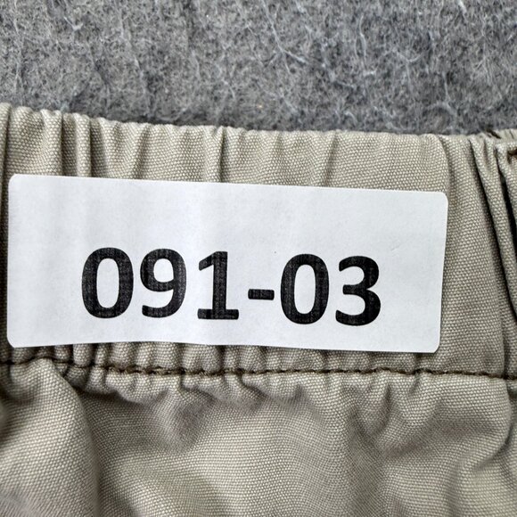 Tommy Cargo Shorts Men Men 2XL Beige Elastic Patio Drawstring Relax Twill 8" - Picture 15 of 15